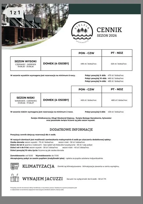 Domki 4-6 osobowe Apartamenty Sielpia wakacje majówka weekend noclegi nad wodą jezioro Sielpia Wielka – zdjęcie 9