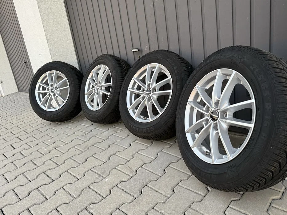 Felgi Borbet 5x112 16 cali et 50 opony zimowe jak nowe – zdjęcie 2
