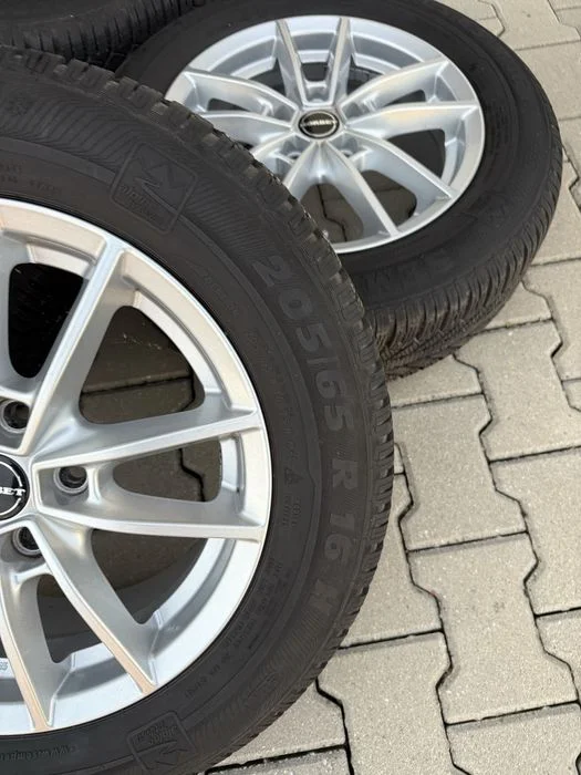 Felgi Borbet 5x112 16 cali et 50 opony zimowe jak nowe – zdjęcie 5