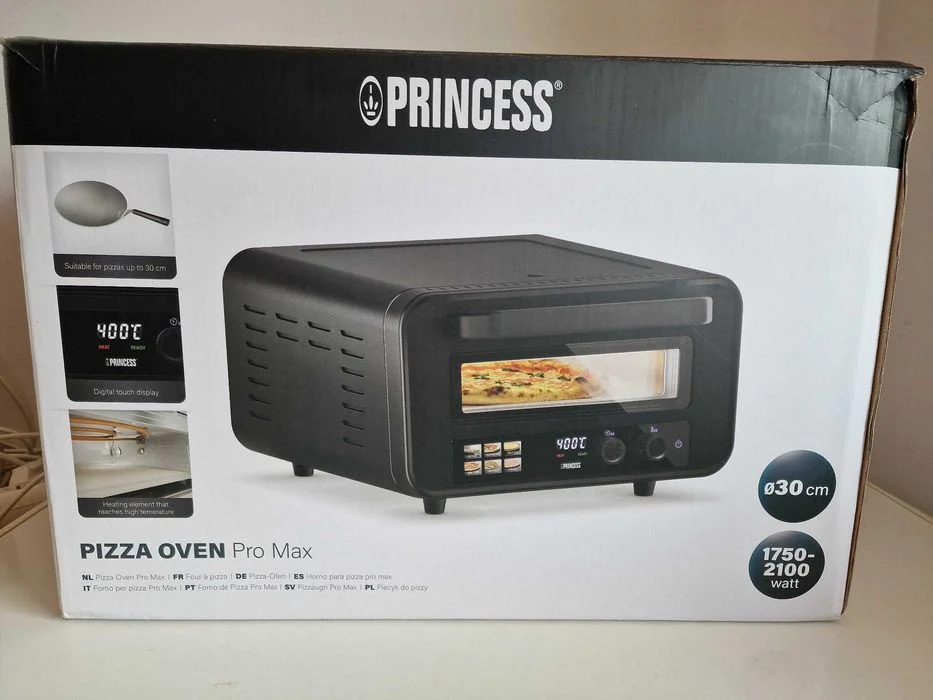 Princess piekarnik do pizzy 400°C 2100W z kamieniem i łopatką 30 cm – zdjęcie 8