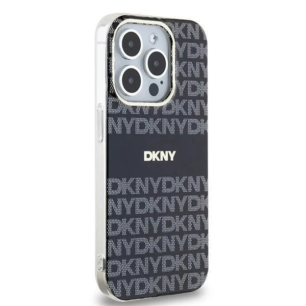 Etui DKNY IML Mono & Stripe MagSafe na iPhone 13 Pro Max - czarne – zdjęcie 4