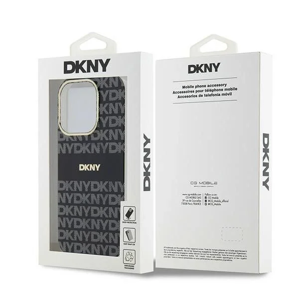 Etui DKNY IML Mono & Stripe MagSafe na iPhone 13 Pro Max - czarne – zdjęcie 8