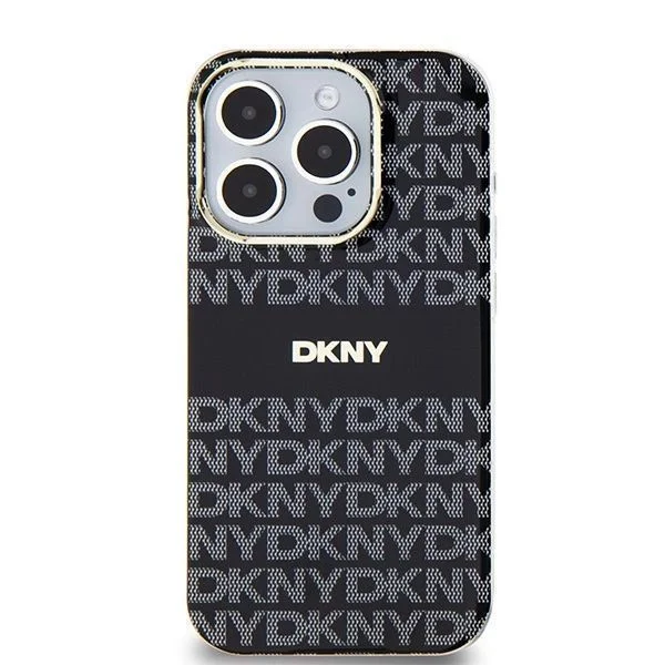 Etui DKNY IML Mono & Stripe MagSafe na iPhone 13 Pro Max - czarne – zdjęcie 3