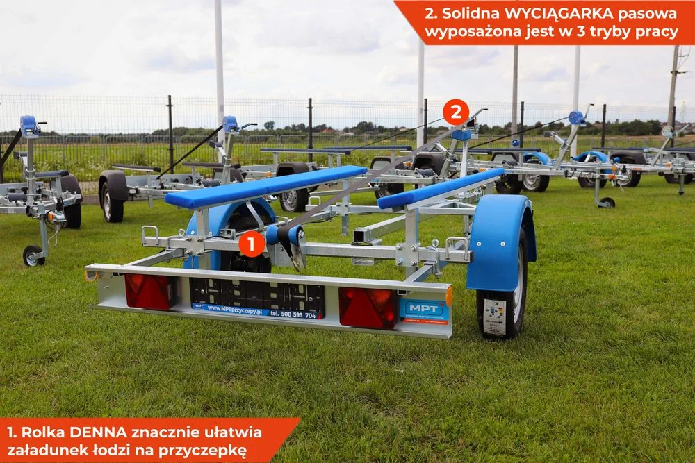 Przyczepka na łódkę łódź, ponton, skuter, Neptun NAVY JET AQUA BOAT 4m – zdjęcie 4
