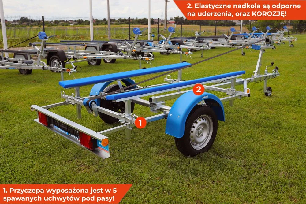 Przyczepka na łódkę łódź, ponton, skuter, Neptun NAVY JET AQUA BOAT 4m – zdjęcie 3