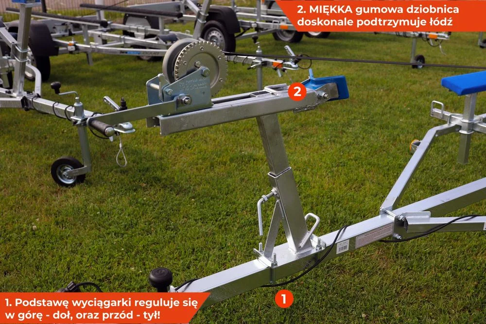 Przyczepka na łódkę łódź, ponton, skuter, Neptun NAVY JET AQUA BOAT 4m – zdjęcie 8