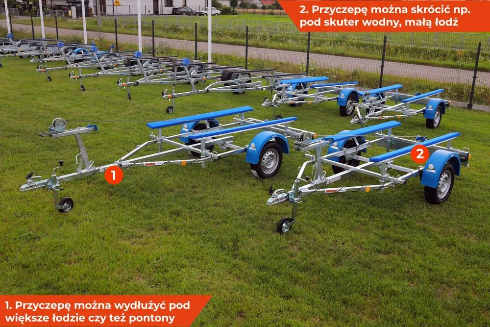Przyczepka na łódkę łódź, ponton, skuter, Neptun NAVY JET AQUA BOAT 4m – zdjęcie 2