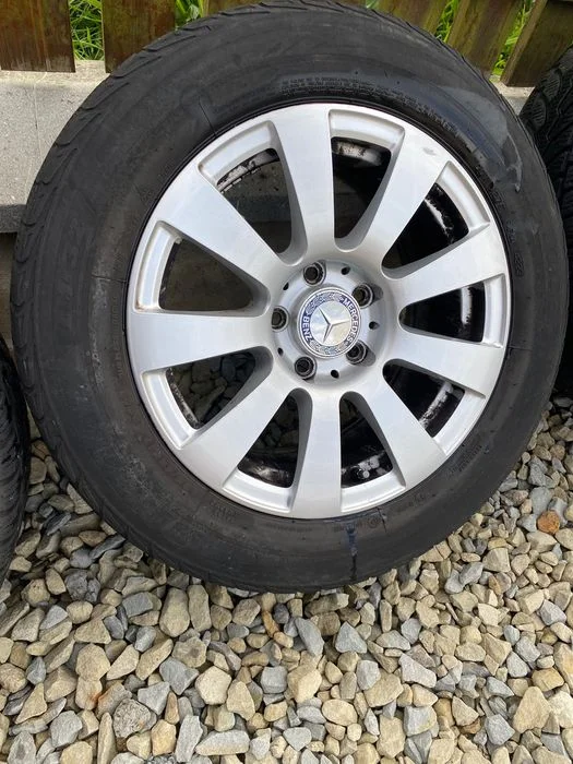 4x Felgi 16 cali 5x112 Mercedes Audi VW Seat z oponami 225/55 – zdjęcie 3