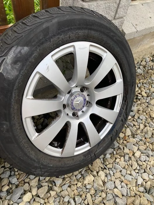 4x Felgi 16 cali 5x112 Mercedes Audi VW Seat z oponami 225/55 – zdjęcie 5