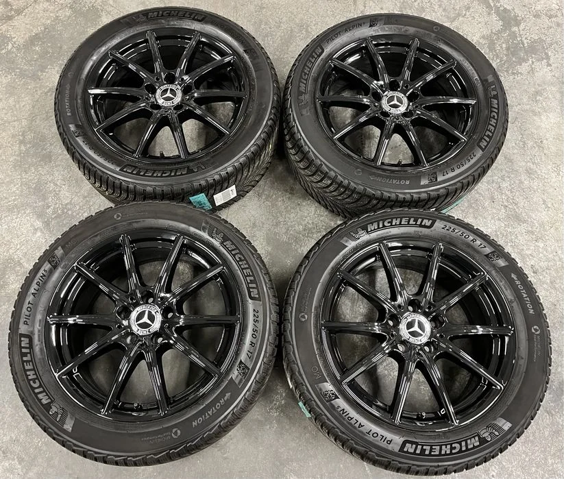Koła Zimowe 17 Mercedes C Klasa W206 Michelin 225/50R17 Black 5x112 – zdjęcie 2