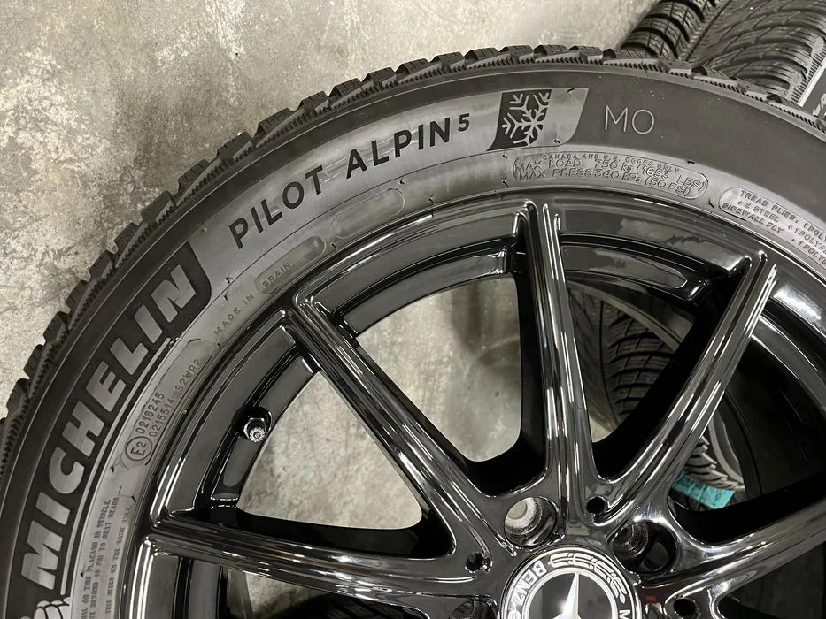 Koła Zimowe 17 Mercedes C Klasa W206 Michelin 225/50R17 Black 5x112 – zdjęcie 4