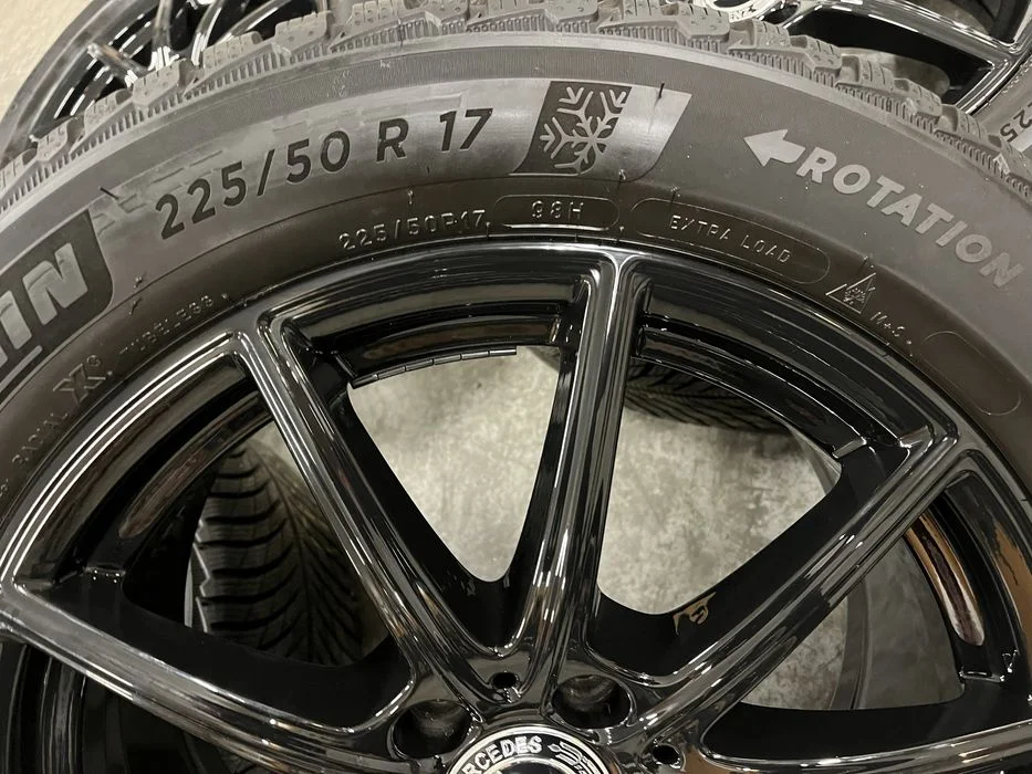 Koła Zimowe 17 Mercedes C Klasa W206 Michelin 225/50R17 Black 5x112 – zdjęcie 3