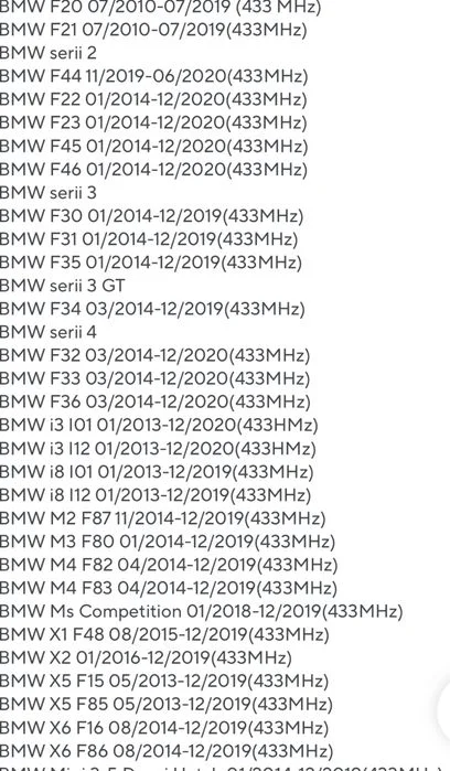 4x NOWE Czujniki tpms BMW F20 F30 seria 1 2 3 4 f31 f34 x5 x6 f15 f16 – zdjęcie 3