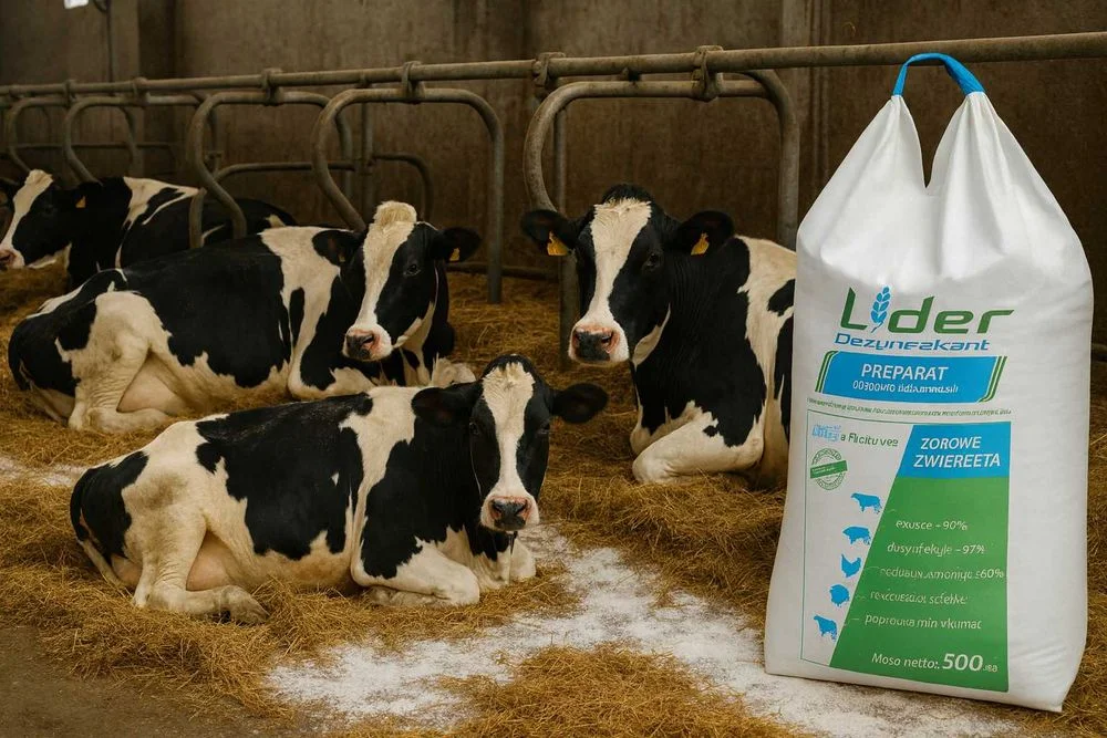 Preparat do produkcji materacy słomianych, Lider dezynfekant 500kg