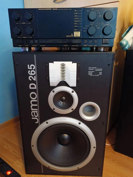 Kultowy Wzmacniacz Stereo Marantz PM 64 MK2 + Kolumny Jamo D265 150 Wat RMS i kompletne okablowanie