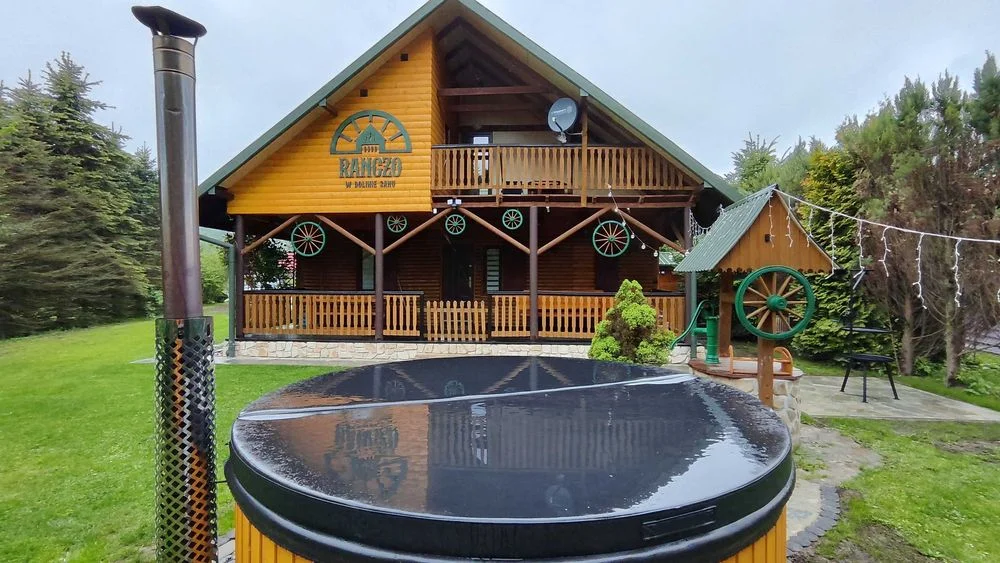 Duży domek z darmową Sauną i Jacuzzi - Bieszczady. Wolne Terminy. Wieczór kawalerski