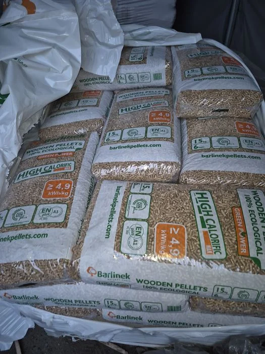 Pellet Barlinek 6mm 34.84zl worek jaworzno możliwość transportu oraz wniesienia