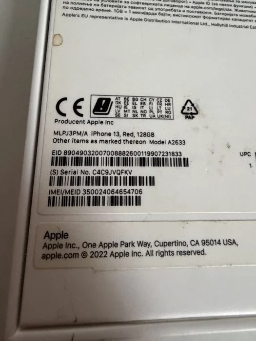 iPhone 13 128gb Red Nowa Bateria 100% – zdjęcie 8