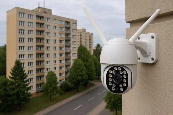 WODOODPORNA IP66 Kamera obrotowa wifi ip 5mp ultra hd audio zoom ICSEE – zdjęcie 2