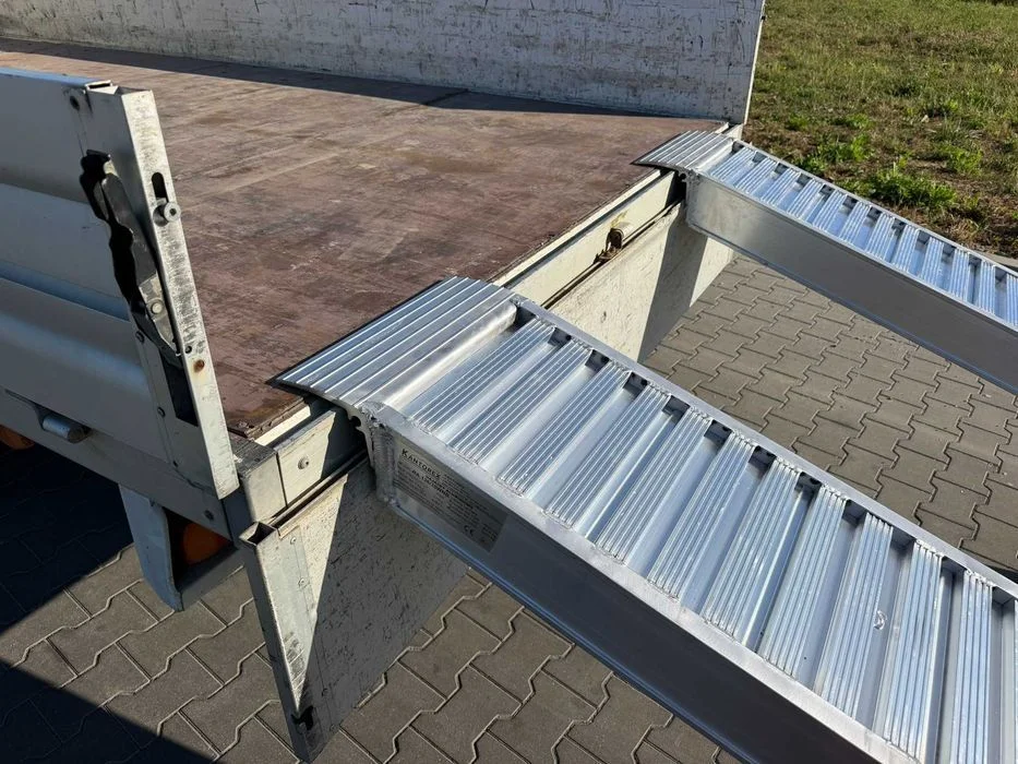 Najazdy Samochodowe Aluminiowe do Lawety, Transportu Samochodów, Koparek, Włoskie Aluminium i Certyfikat CE, Wysyłka Cała Polska, FV i GWARANCJA