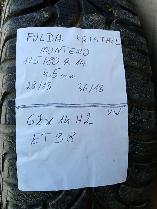 Felgi stalowe z oponami koła VW Golf IV R14 1J0601027P 1J0601027J – zdjęcie 10