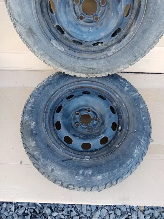 Felgi stalowe z oponami koła VW Golf IV R14 1J0601027P 1J0601027J – zdjęcie 4