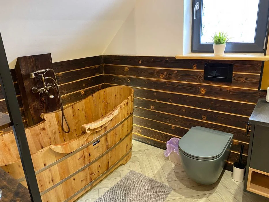 Domek w górach z balią do wynajęcia na wyłączność Sauna Ferie Zawoja – zdjęcie 9