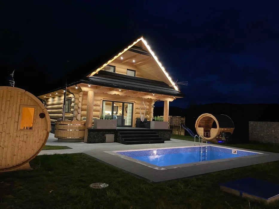 Domek w górach z balią do wynajęcia na wyłączność Sauna Ferie Zawoja