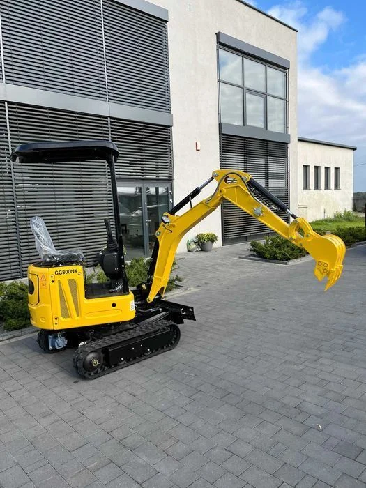 Full - Rozsuwane gąsienice i ruchome ramie GG800NX minikoparka – zdjęcie 2
