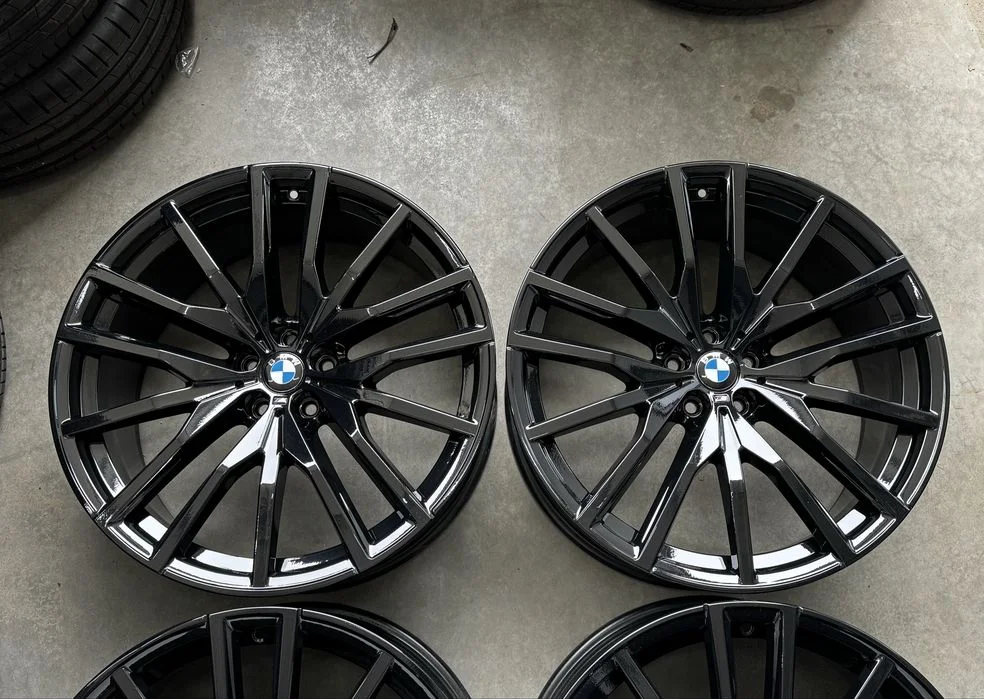 Jak NOWE Oryginalne BMW 22 cale X5 felgi kola g05 – zdjęcie 2