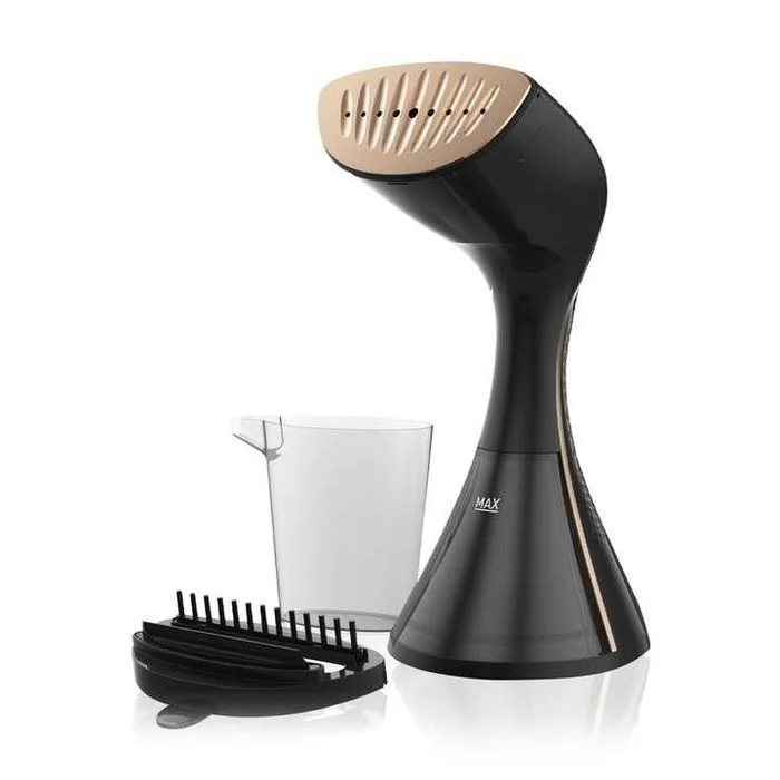 Parownica do ubrań steamer vertenz czarna 1650w nakładka żelazko parow – zdjęcie 3