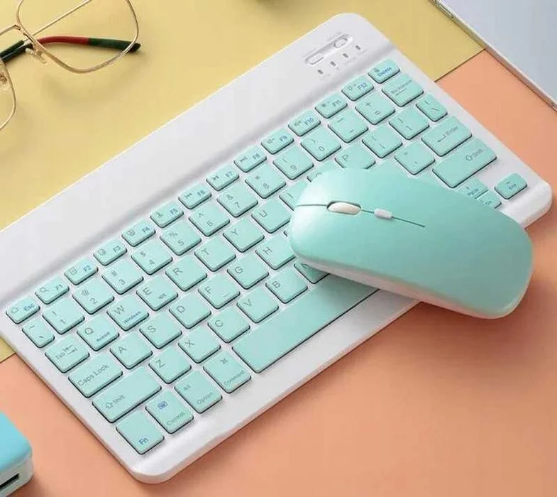 ZESTAW Klawiatura i Myszka bezprzewodowa mysz mini do laptopa TV PC – zdjęcie 4