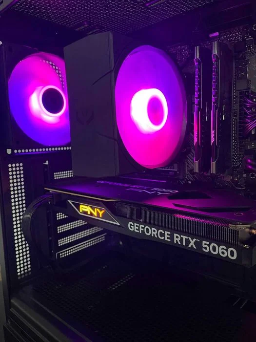 NOWY Komputer Gamingowy R5 5600x / RTX 5060 8GB / DDR4 16GB / 1TB SSD NVMe / WIN 11 PRO - Do Gier – zdjęcie 2
