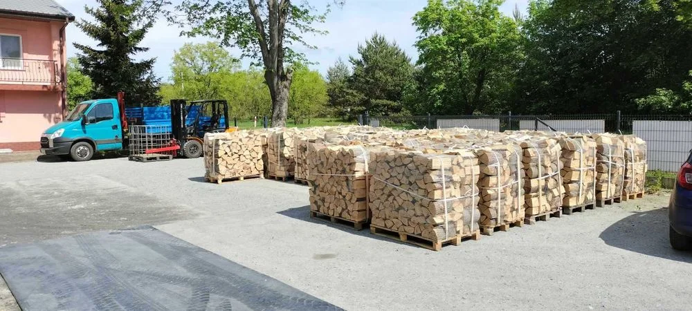 Drewno kominkowe opałowe UKŁADANE NA PALETACH drzewo Brzoza Buk Grab Akacja Dąb Olcha Sosna Jesion SZYBKA DOSTWA POD DOM! ODBIÓR WŁASNY MINUS 50ZŁ – zdjęcie 5