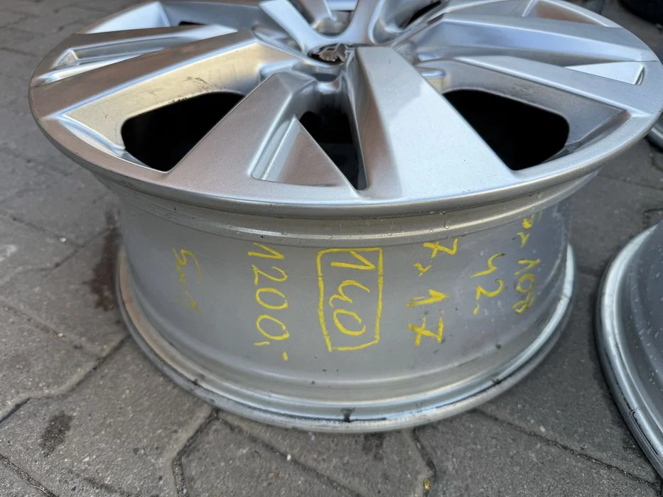 Felgi aluminiowe oryginał Peugeot 5x108 7x17 et42 Citroen Opel DS – zdjęcie 5