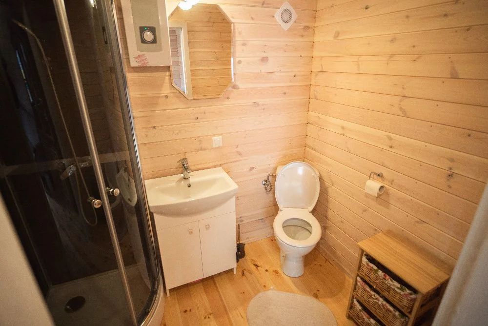 Do WYNAJĘCIA DOMEK DREWNIANY, WAKACJE - DOMEK & Mini SPA na Mazurach z sauną, balią do wynajęcia – zdjęcie 9