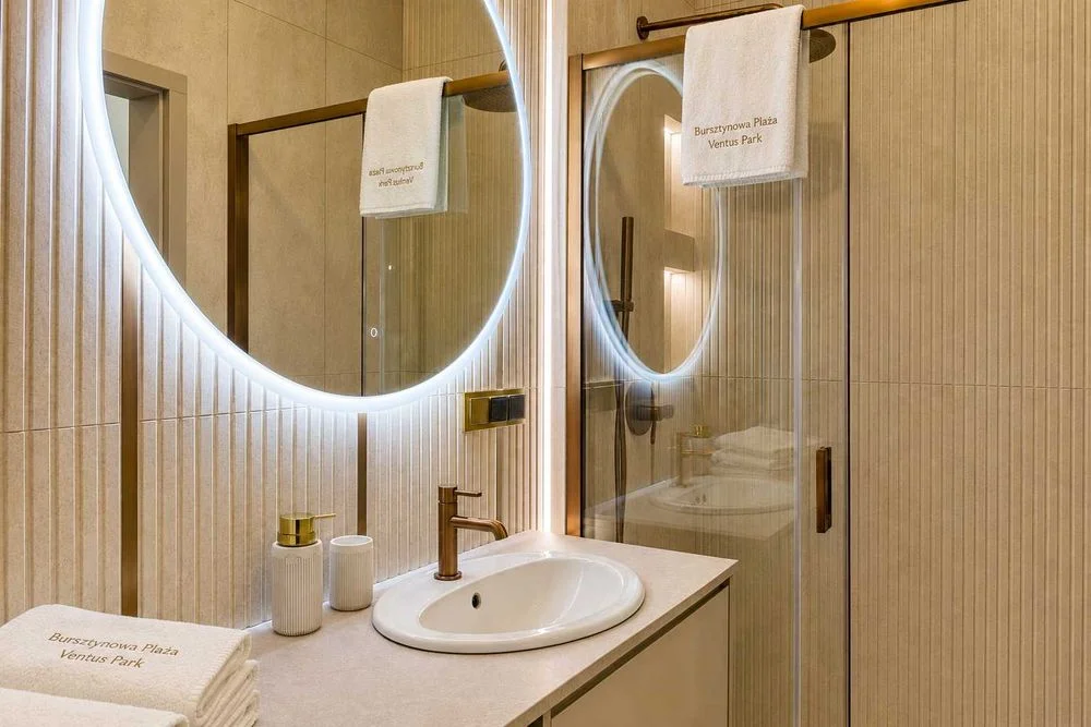 Komfortowy Apartament blisko morza Bursztynowa Plaża Ventus Świnoujście noclegi nad morzem klimatyzacja taras parking apartament nad morzem premium – zdjęcie 7