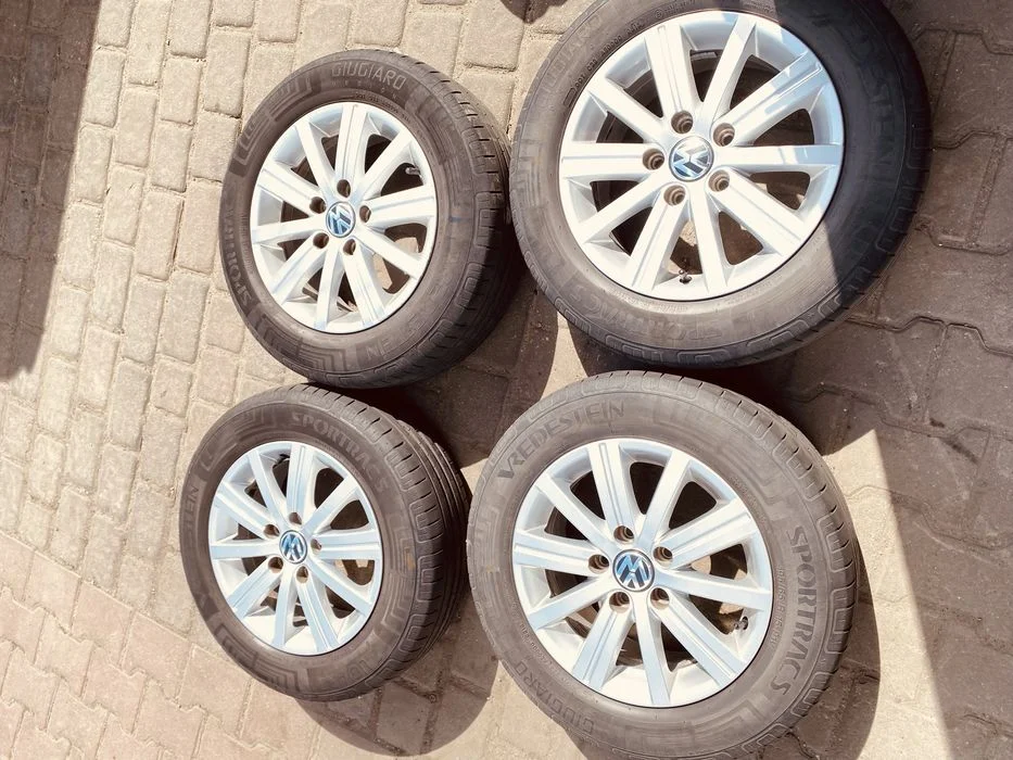 Alufelgi vw 6.5x16et50 5x112 x57.1 zoponami letnie