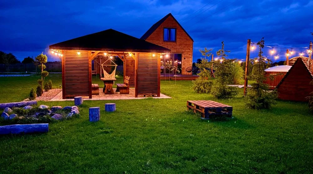 Laski Lake Mazury, domek z jacuzzi, jezioro, nocleg, domek na mazurach – zdjęcie 2