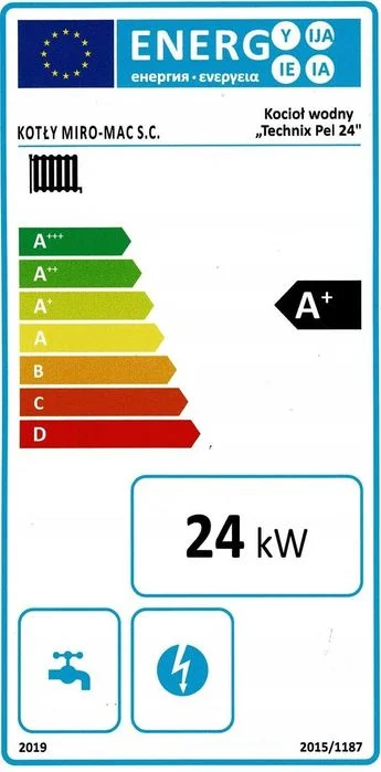 Piec na pellet ekogroszek owies drewno kocioł kotły 24 kW 5 klasa – zdjęcie 11