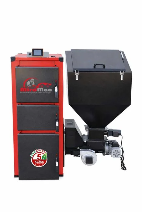 Piec na pellet ekogroszek owies drewno kocioł kotły 24 kW 5 klasa