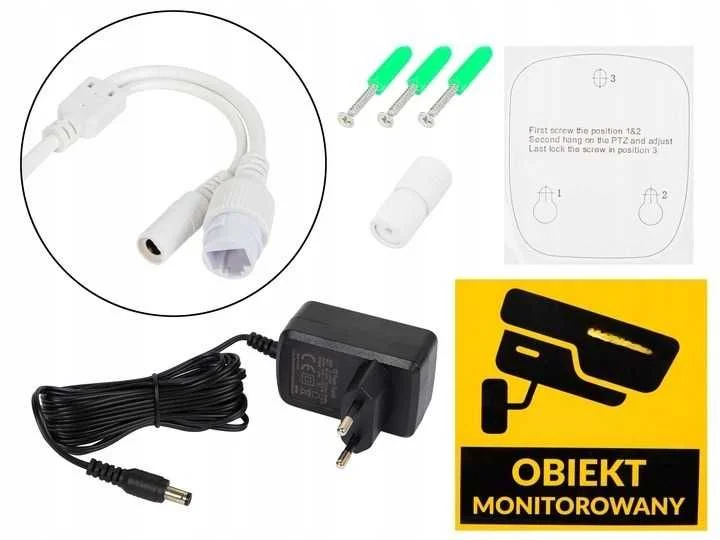 KAMERA 8MPx WiFi IP obrotowa zewnętrzna PTZ ZOOM detekcja ruchu alarm – zdjęcie 7