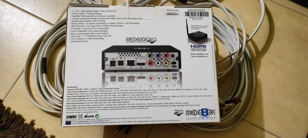 Odtwarzacz multimedialny Mede8er med600x3d – zdjęcie 2