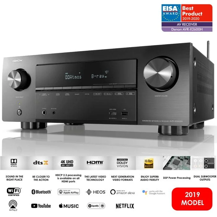 Amplituner Denon AVR-X2600H – zdjęcie 5