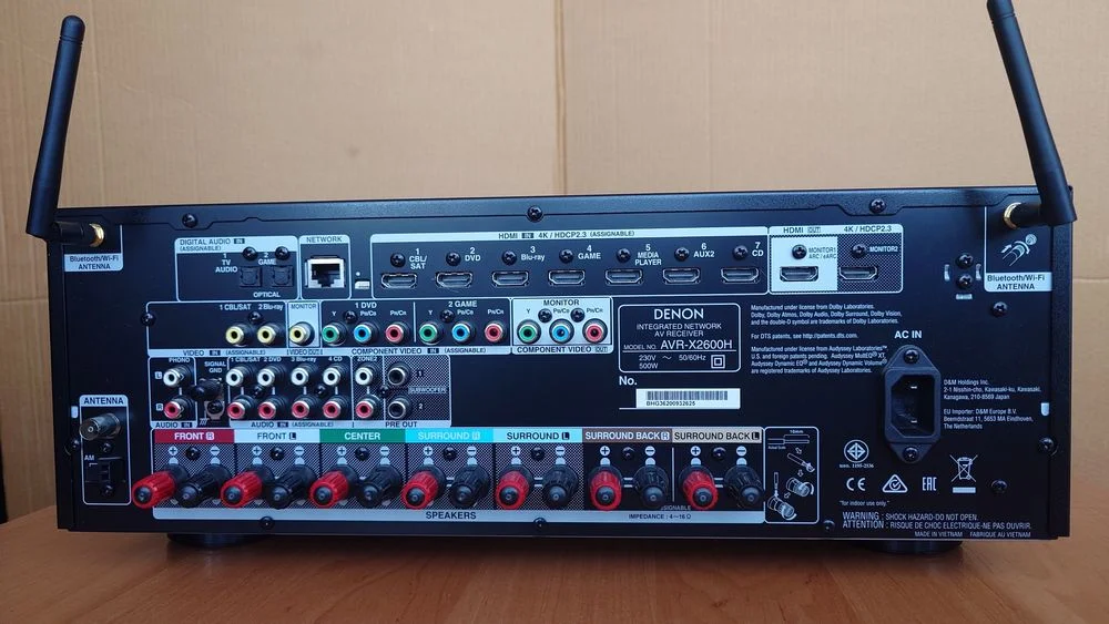 Amplituner Denon AVR-X2600H – zdjęcie 2