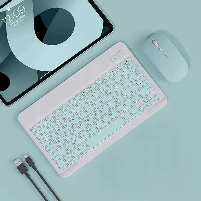 ZESTAW Klawiatura i Myszka bezprzewodowa mysz mini do laptopa TV PC – zdjęcie 3
