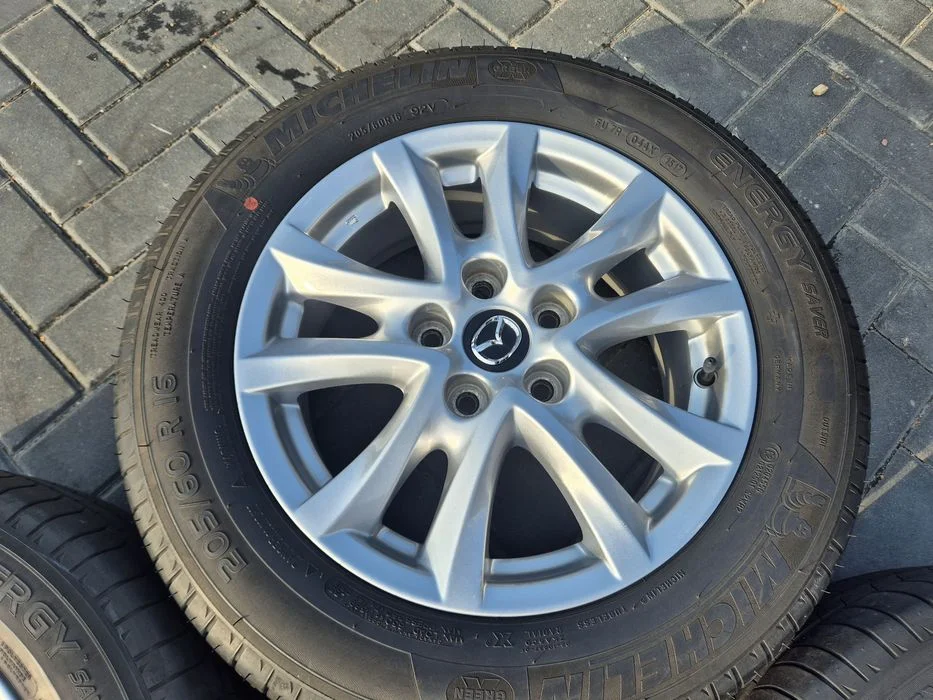 Fwlgi aluminiowe Orginal Mazda 3 5 6 cx3 cx30 cx5 16 5x114.3 6.5J Et50 Orginal ŁADNE – zdjęcie 5
