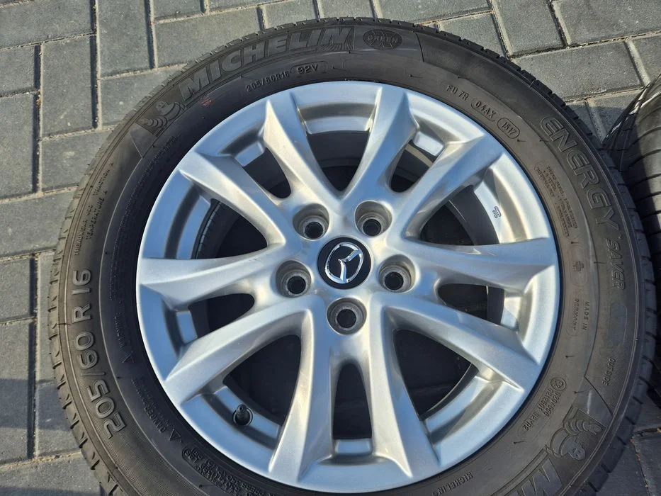 Fwlgi aluminiowe Orginal Mazda 3 5 6 cx3 cx30 cx5 16 5x114.3 6.5J Et50 Orginal ŁADNE – zdjęcie 4