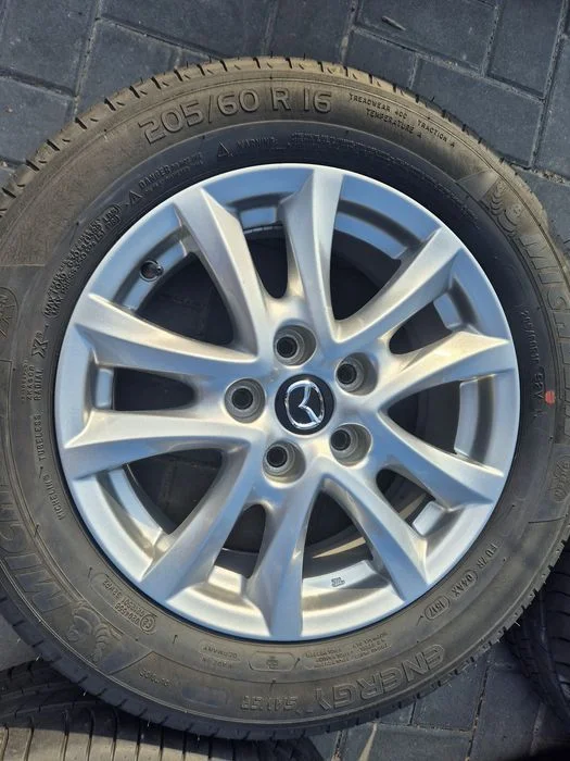 Fwlgi aluminiowe Orginal Mazda 3 5 6 cx3 cx30 cx5 16 5x114.3 6.5J Et50 Orginal ŁADNE – zdjęcie 3