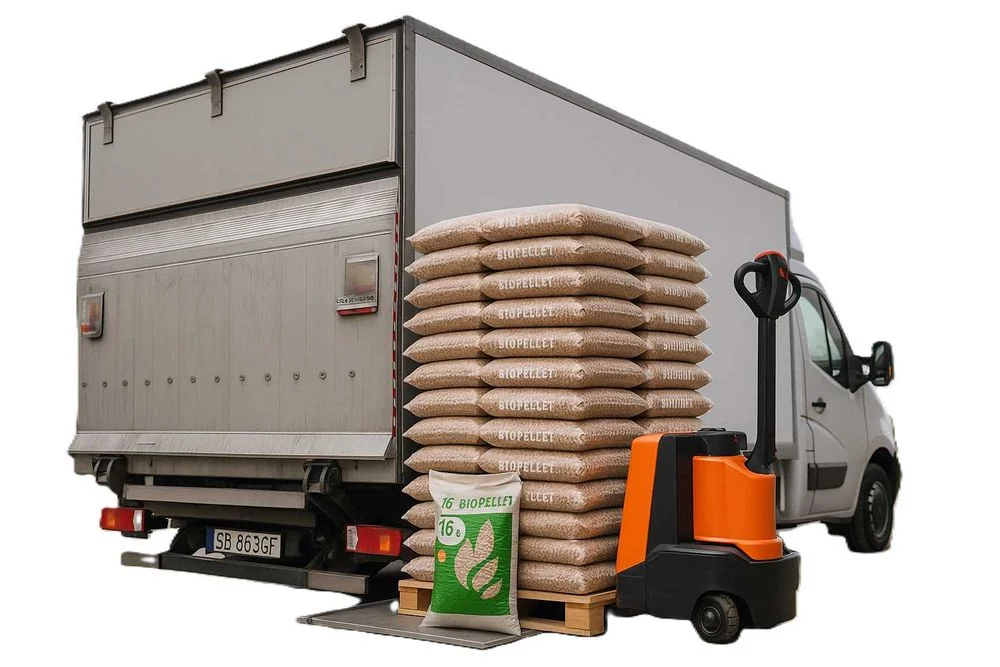 PELLET sosnowy pelet 15kg certyfikowany A1 dostawa GRATIS – zdjęcie 2